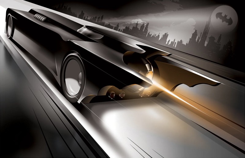 limited edition Batmobile poster par l'artiste Craig Drake-ESI.jpg